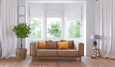 Garden Window in a Living Room